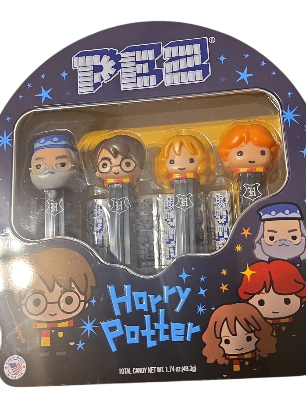 PEZ Harry Potter Character Candy Dispensers - Blue & Orange Set